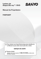 Sanyo FWBP506FF Manuel Du Propriétaire