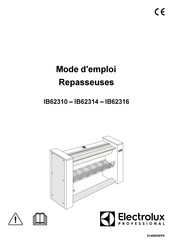 Electrolux Professional IB62316 Mode D'emploi