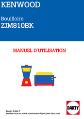 Kenwood ZJM810BK Instructions