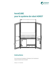 fruitcore robotics horstCUBE Manuel D'instructions