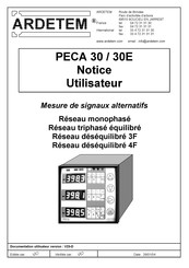 Ardetem PECA 30 Notice Utilisateur