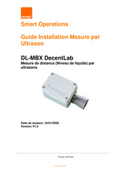 ORANGE DL-MBX DecentLab Guide D'installation