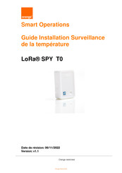 ORANGE LoRa SPY T0 Guide D'installation