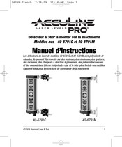 AccuLine PRO 40-6791M Manuel D'instructions