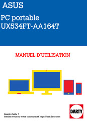 Asus UX534FT-AA164T Manuel Électronique