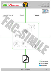 UMBRA RIMORCHI TS NEXT 28057/C Instructions De Montage