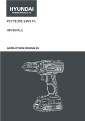 Hyundai power products HPV20VALU Instructions Originales