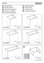 KEUCO X-Line 33152970000 Instructions D'installation