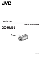 JVC Everio GZ-HM65 Manuel D'utilisation