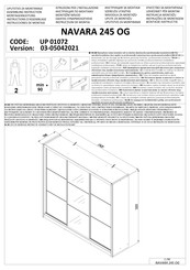 Emmezeta NAVARA 245 OG UP 01072 Instructions D'assemblage