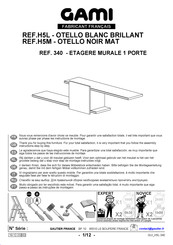 Gami OTELLO H5L Instructions De Montage