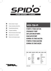 DIPRA SPIDO VCD-750-PI Mode D'emploi D'origine