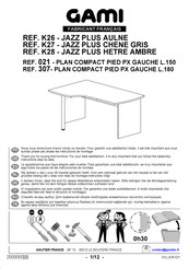 Gami JAZZ PLUS 021 Instructions De Montage