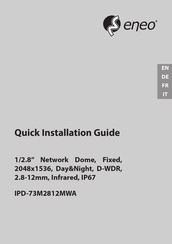 Eneo IPD-73M2812MWA Guide D'installation Rapide