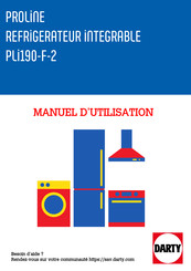 Proline PRI 190-F-2-LED Notice D'utilisation