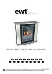 EWT Optiflame MOZART DELUXE MZT20RC Instructions De Montage