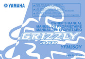 Yamaha YFM35GY Manuel Du Propriétaire