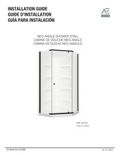 AE Bath Mona-38-BLK-NW Guide D'installation