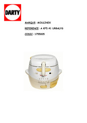 Moulinex A KF5.41 URBALYS Mode D'emploi