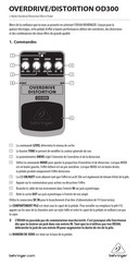 Behringer OD300 Mode D'emploi