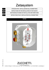 ZUCCHETTI Zetasystem R97800 Instructions Pour L'installation