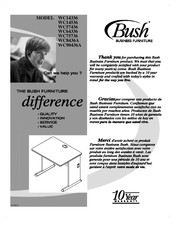 Bush Business Furniture WC75736 Instructions De Montage