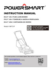 Powersmart B8721P Manuel D'instructions