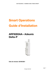 ORANGE Adeunis Delta-P ARF8283AA Guide D'installation