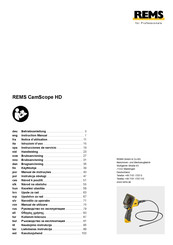 REMS CamScope HD Notice D'utilisation