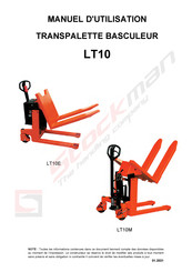 Stockman LT10M Manuel D'utilisation