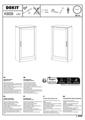 DEKIT K809 Conseils De Montage