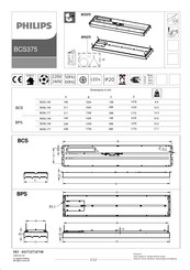 Philips BCS375 Manuel D'installation