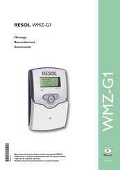 Resol WMZ-G1 Notice De Montage