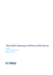 Mitel MiVoice 5000 Mise En Service