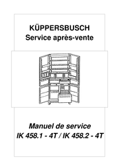 Kuppersbusch IK 458.1-4T Manuel De Service