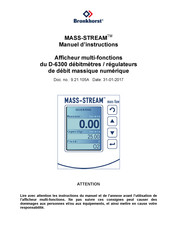 BRONKHORST MASS-STREAM D-6300 Serie Manuel D'instructions