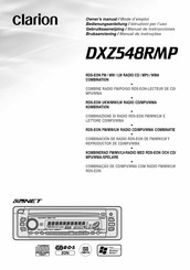 Clarion DXZ548RMP Mode D'emploi