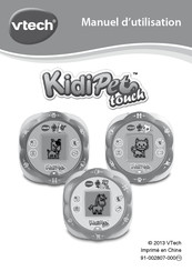 VTech KidiPet Touch Manuel D'utilisation