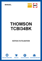 THOMSON TCBI34BK Manuel D'utilisation