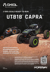 Horizon Hobby AXIAL UTB18 Capra Manuel D'utilisation