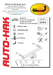 AUTO-HAK A34A Instructions De Montage