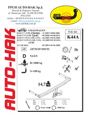 AUTO-HAK K44A Instructions De Montage