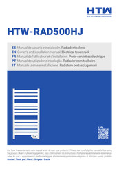 HTW HTW-RAD500HJ Manuel De L'utilisateur Et D'installation