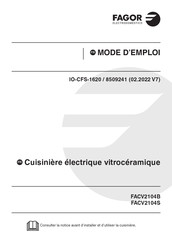 Fagor FACV2104S Mode D'emploi