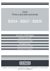 Samo CIAO B2634 Instructions De Montage