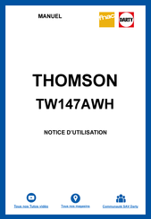 THOMSON TW147AWH Manuel D'utilisation