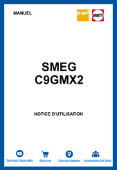 Smeg C9GMX2 Notice D'utilisation