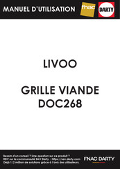 Livoo DOC268 Manuel D'utilisation