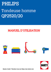 Philips QP2520/20 Mode D'emploi