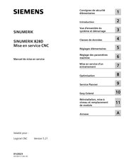 Siemens SINUMERIK 828D Manuel De Mise En Service